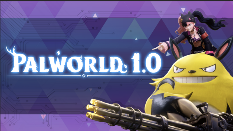 Palworld 1.0 coloca o jogo novamente entre os maiores da Steam