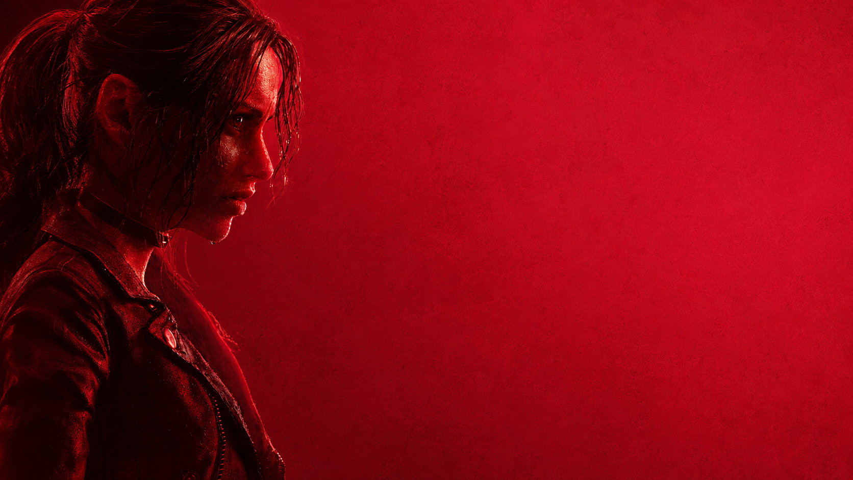 Claire Redfield na arte oficial do remake Resident Evil Code Veronica